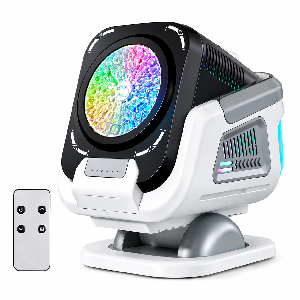 Bubbelmaskin med Fjärrkontroll & RGB-ljus – Automatisk