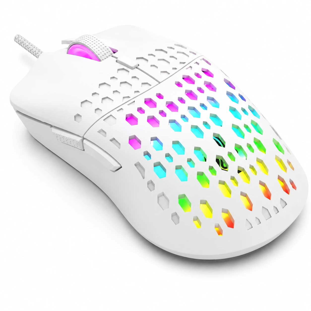 Gamingmus RGB Trådbunden – Lätt 6-Knapps USB Mus
