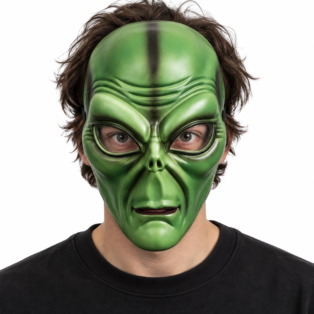 Ansiktsmask alien i latex