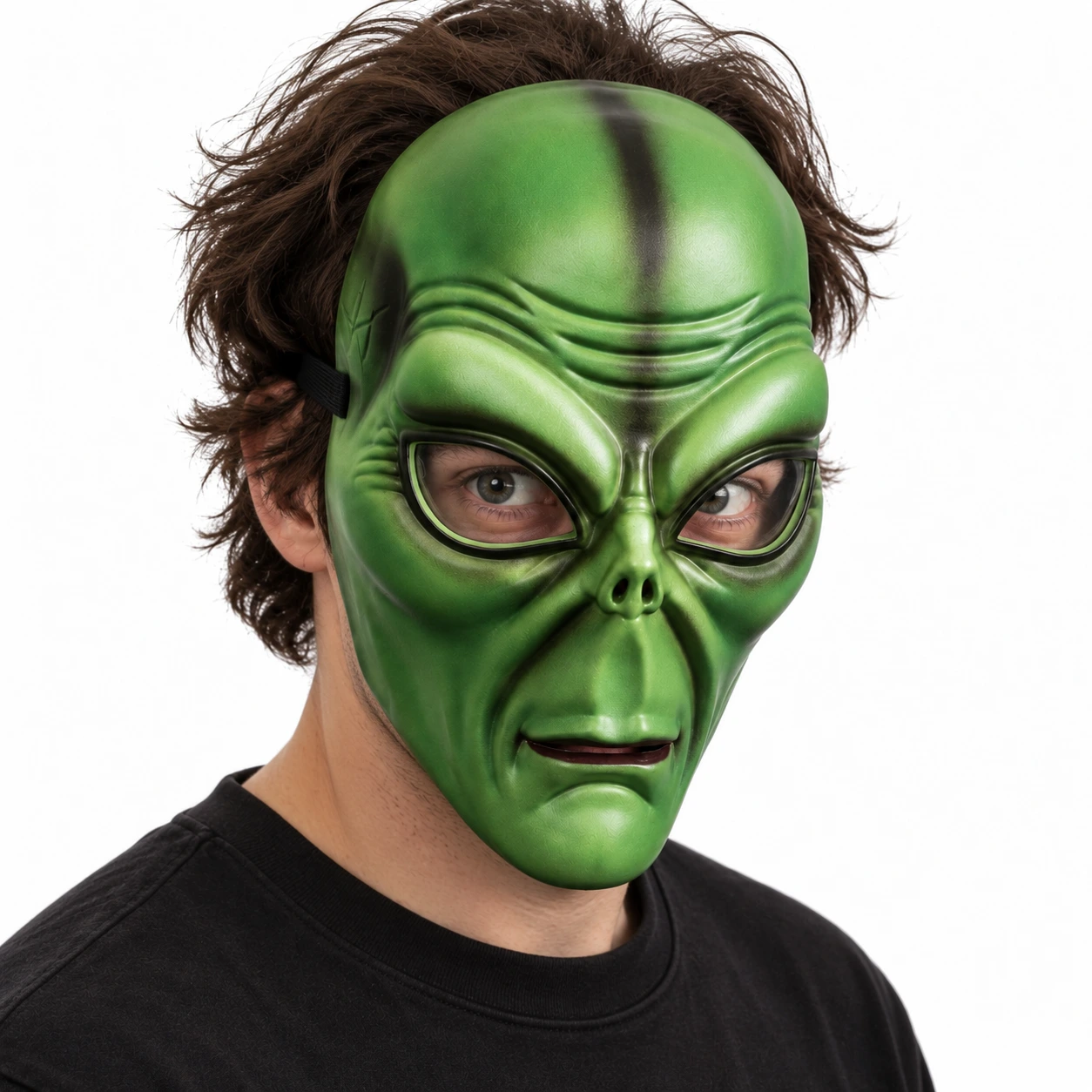 Ansiktsmask alien i latex