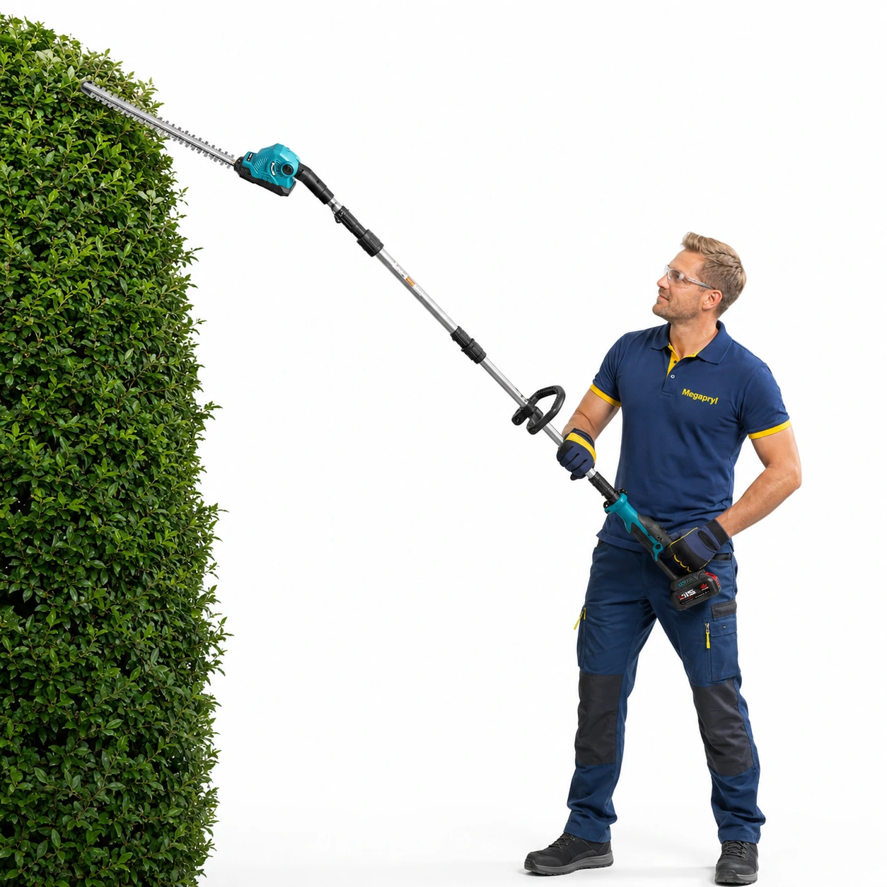 Stånghäcksax Batteridriven 52 cm – Teleskopisk 2,7 m