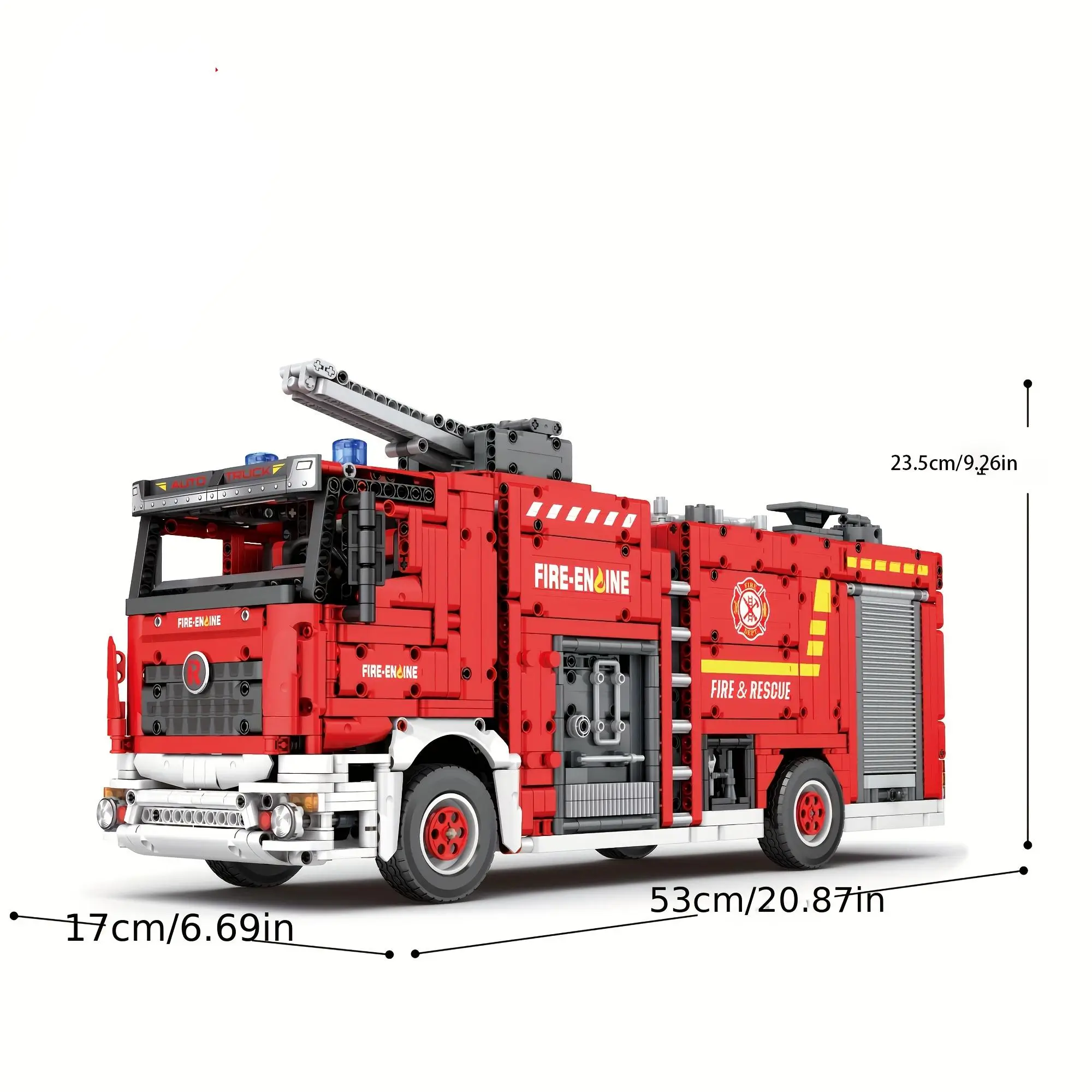 Fjärrstyrd Brandbil för Barn – Mobil- och Fjärrkontroll 2