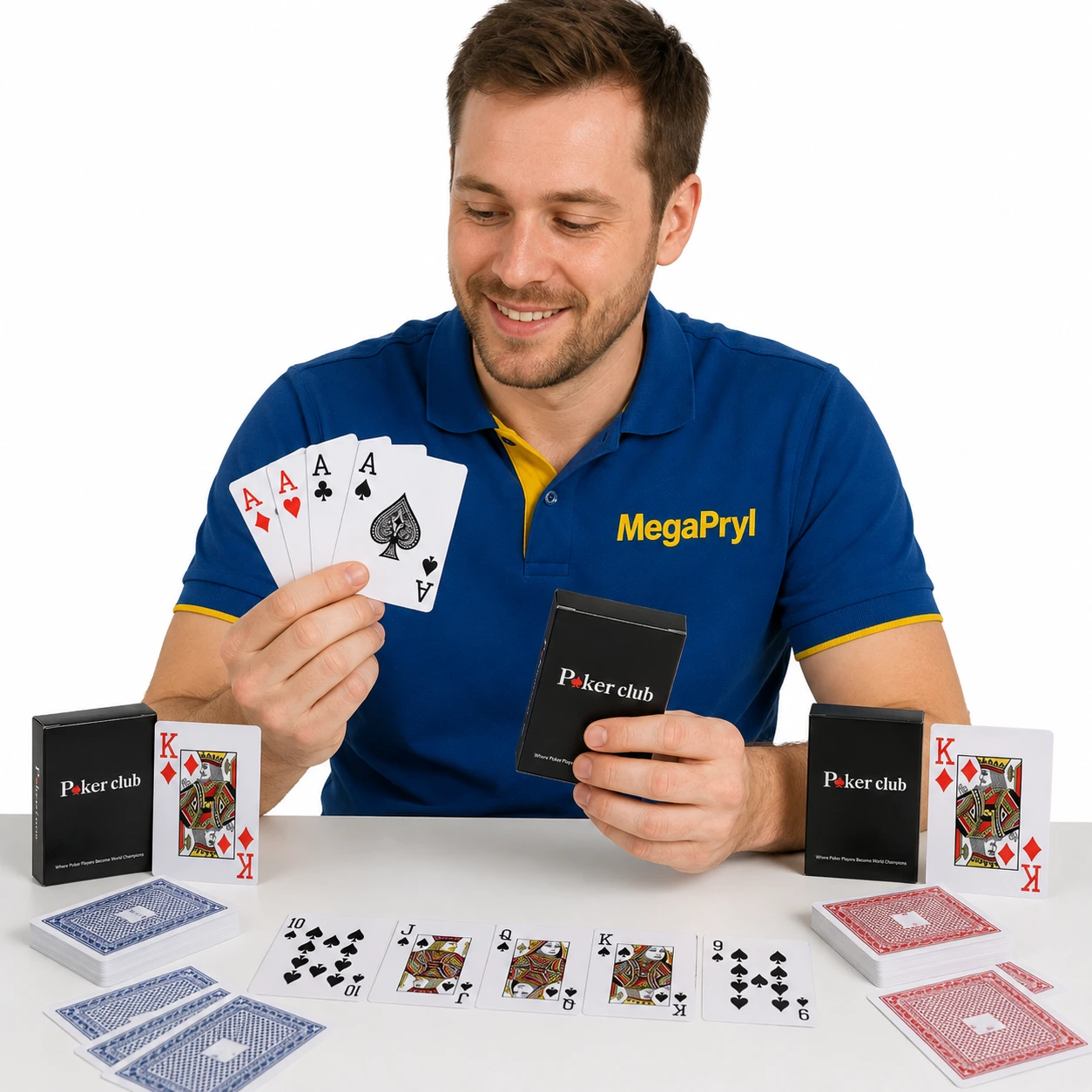 Spelkort i PVC för poker och kortspel