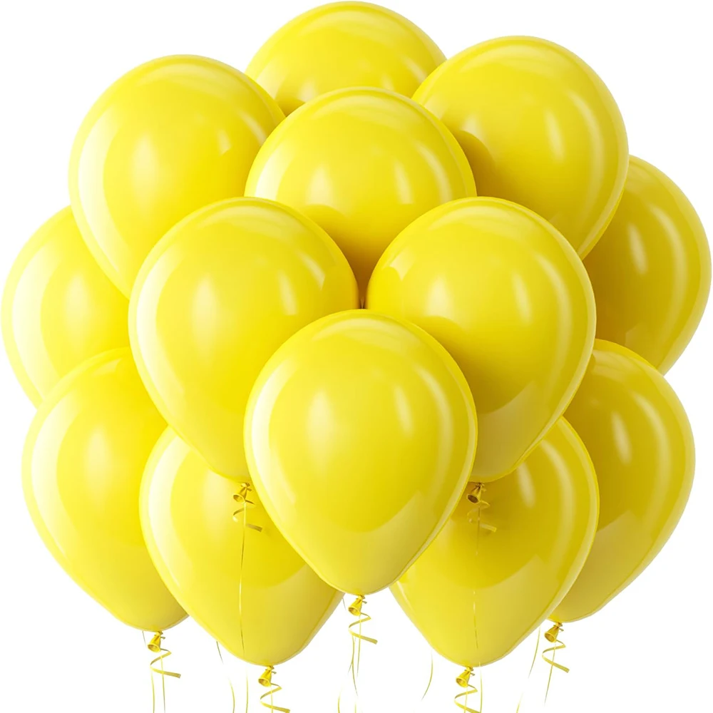 Latexballonger Pastell Gul 50 cm – 20-pack