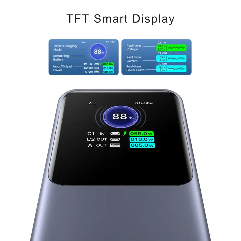 Powerbank 25000mAh 200W - Snabbladdning 3