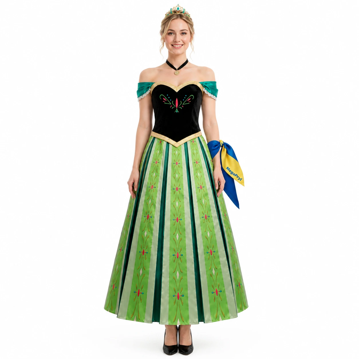 Prinsessklänning för maskerad och cosplay