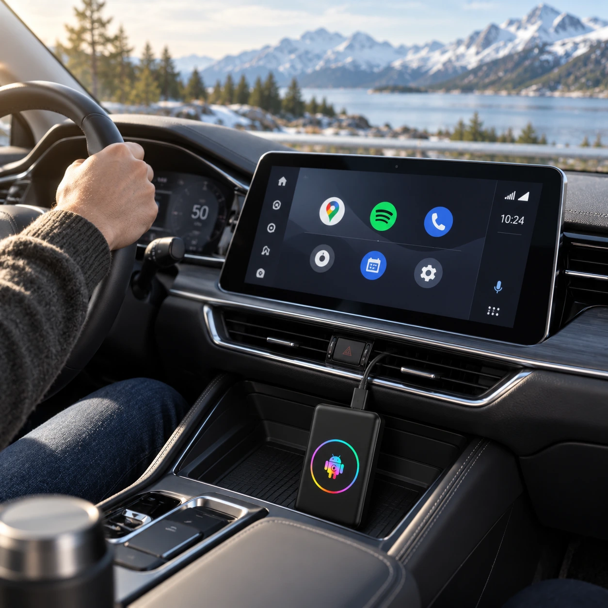 Langaton CarPlay-boxi HDMI-liitännällä
