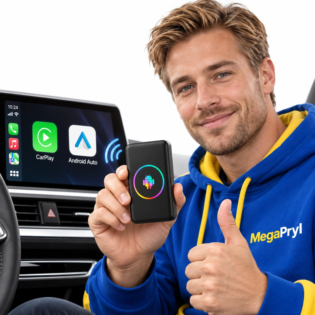 Langaton CarPlay-boxi HDMI-liitännällä