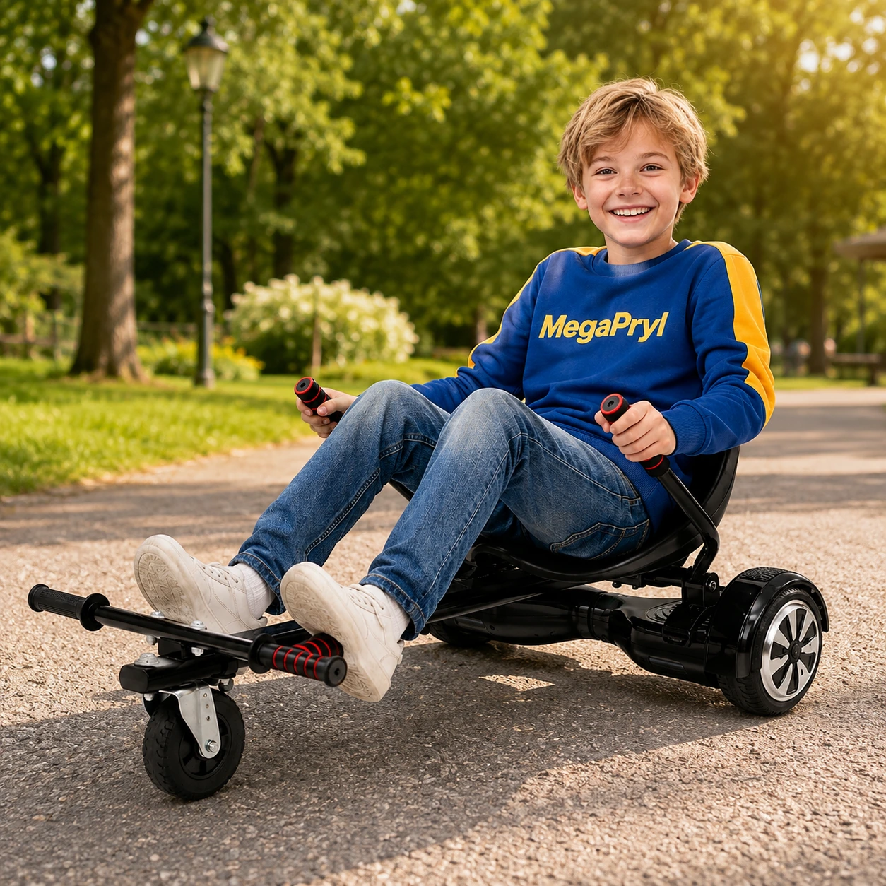 Hoverboard kartkit för 6,5–10 tum med justerbar ram