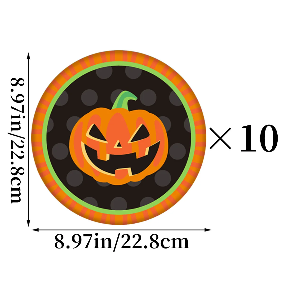 Engångsartiklar Halloween 10-set 5