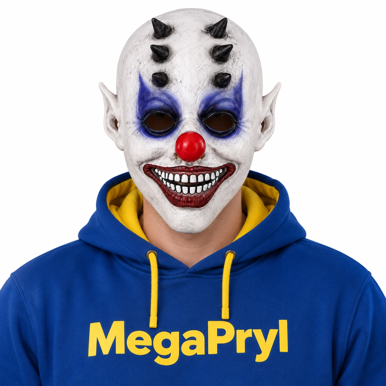 Läskig Clownmask – Halloweenmask för Maskerad, Fest och Skräcktema