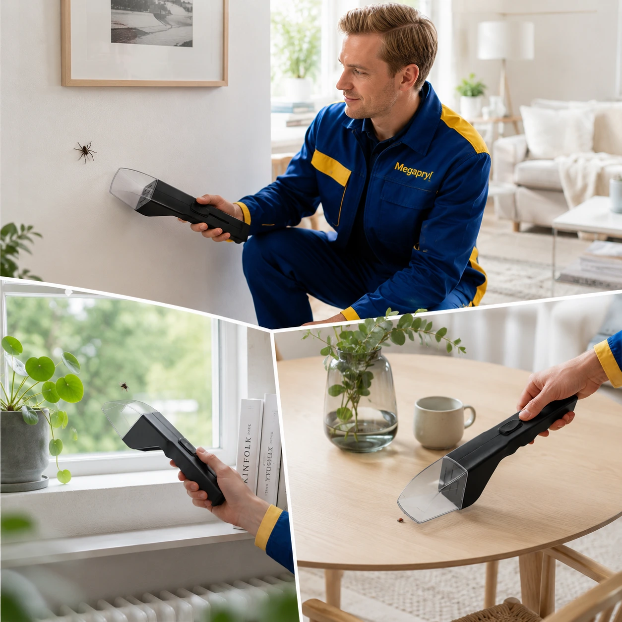 Insektfångare för Hemmet – Handhållen för Spindlar och Kryp