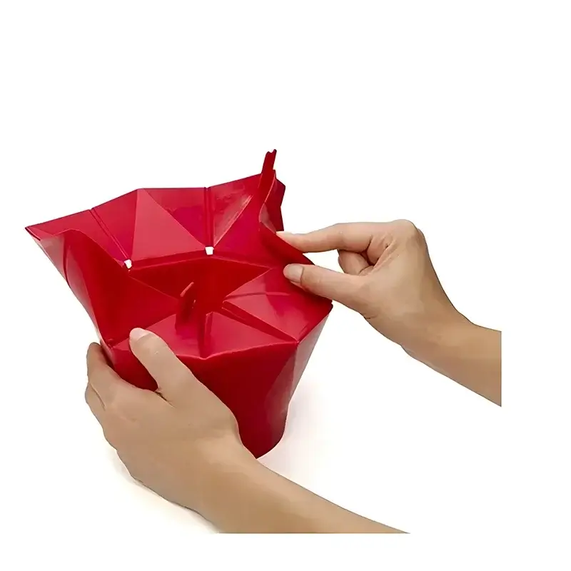 Popcornskål Hopfällbar i Silikon 4