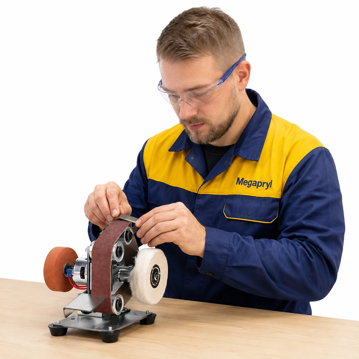 Minihihnahiomakone hiontaan ja kiillotukseen, 7 nopeutta