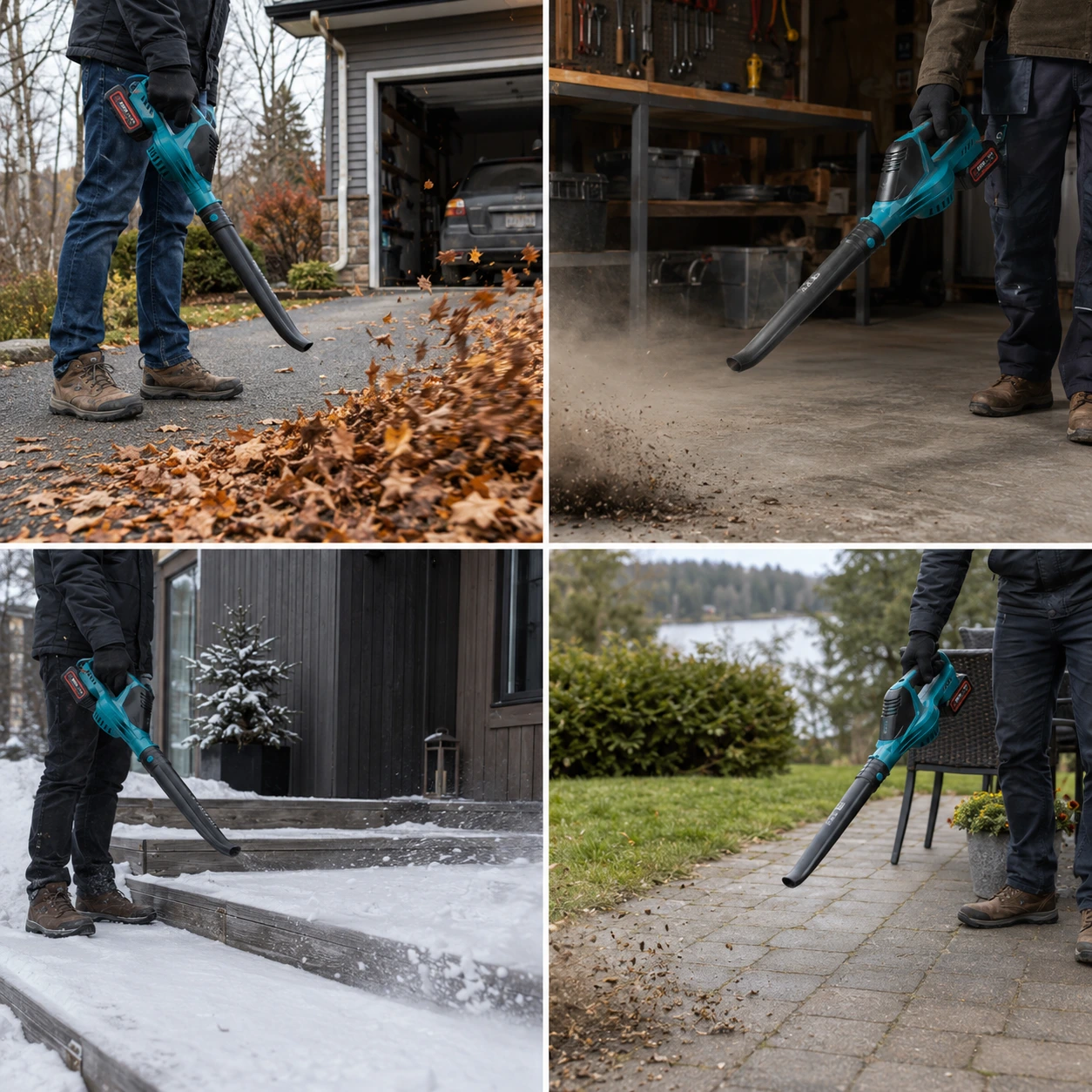 Lövblås Batteridriven 5500W – 5 Hastigheter