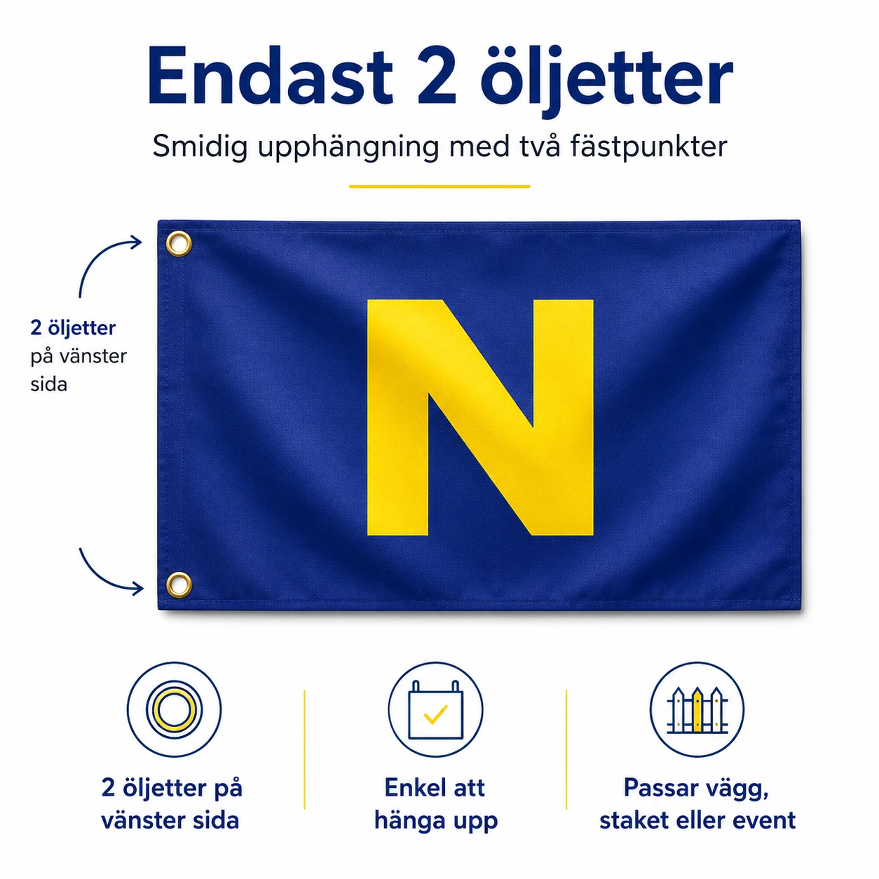 Endast 2 Öljetter