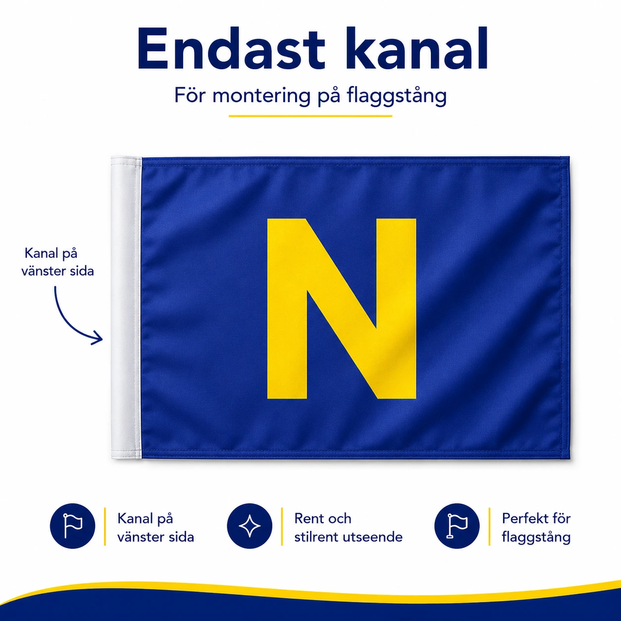 Endast vänster kant