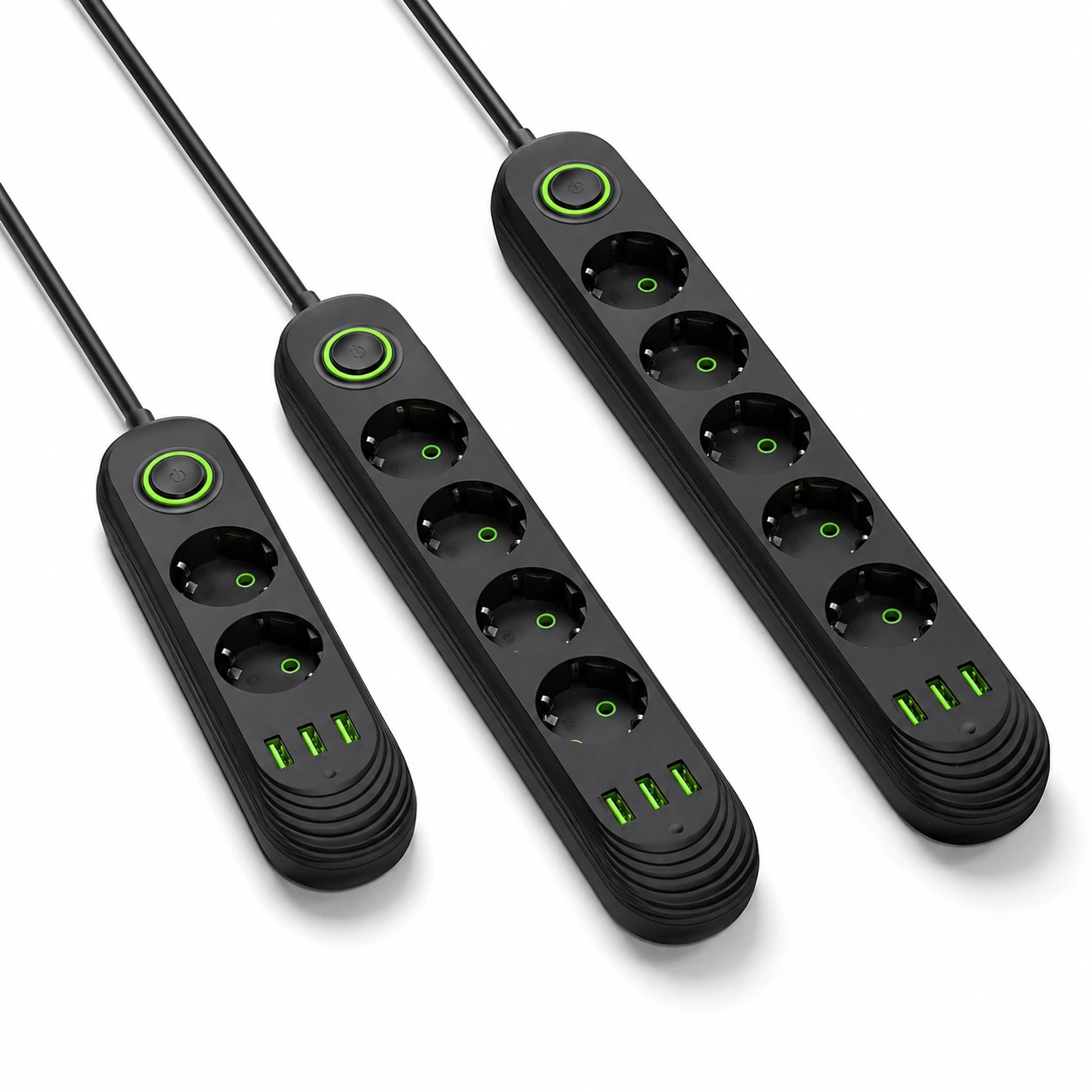 Grenuttag med USB – 2 m