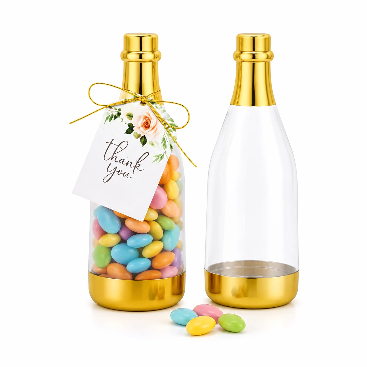 Mini Champagneflaskor för Godis 10-pack