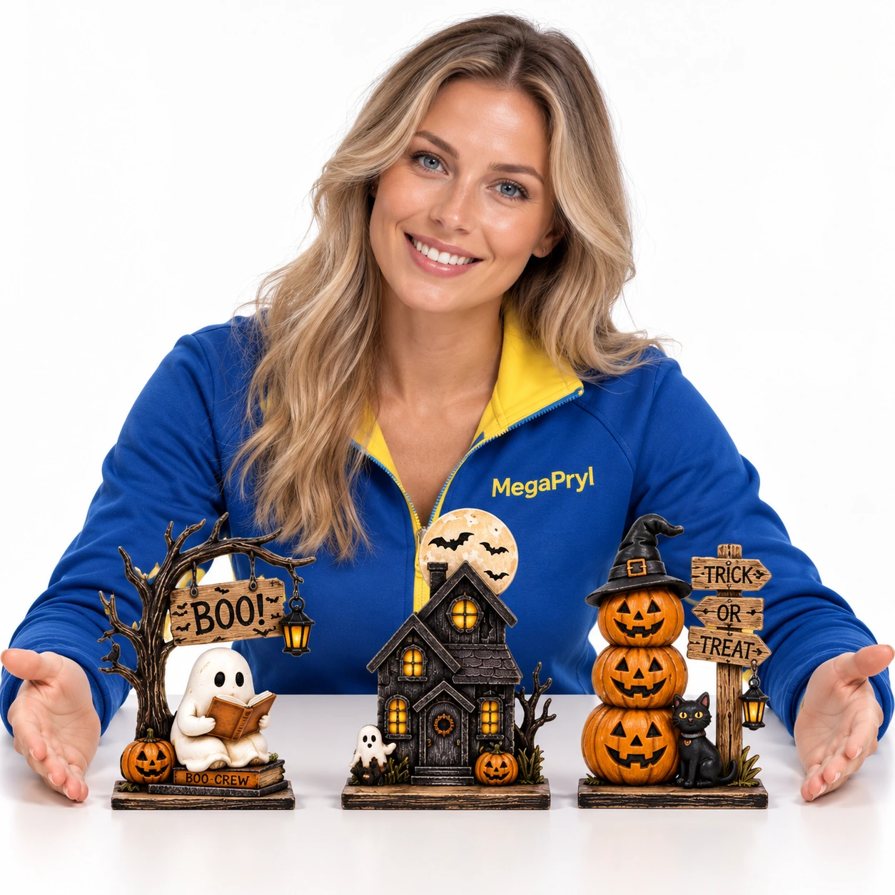 Halloween-koriste hyllylle, 3 osaa
