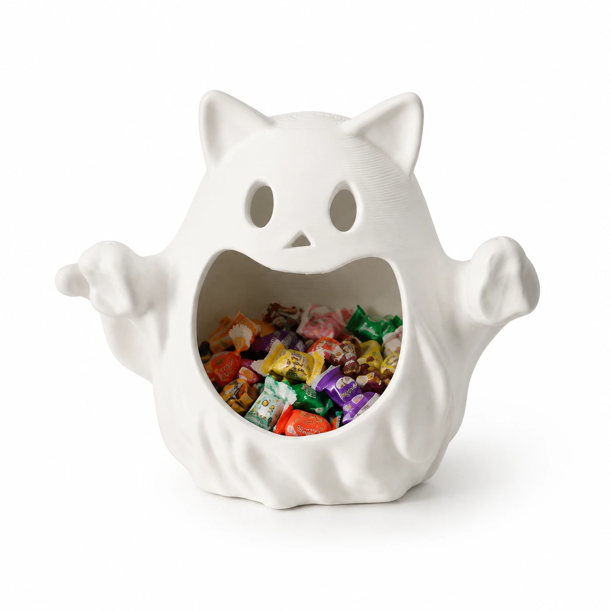 Godisskål i spökform för halloween