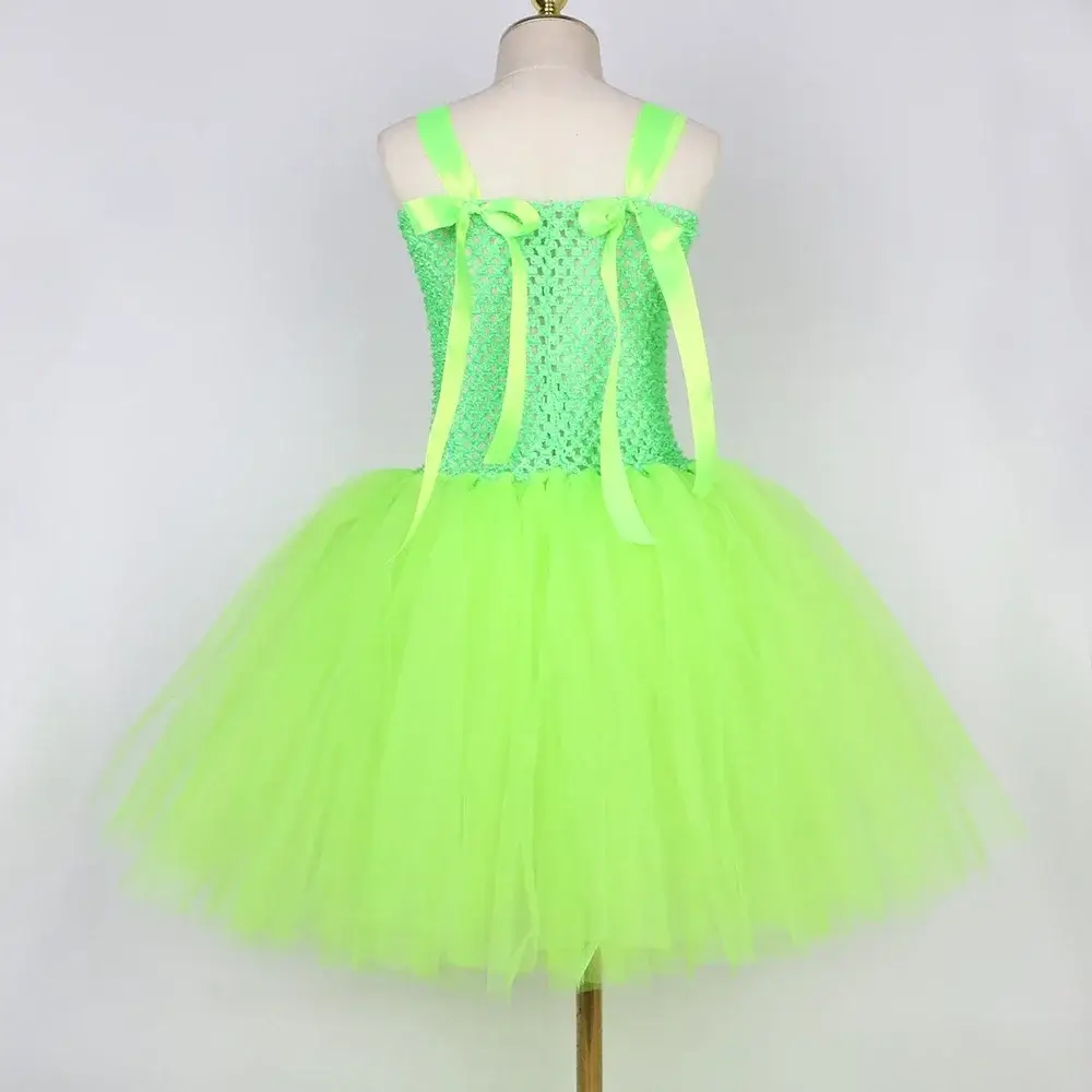 Grinch Klänning för Barn – Grön Julklänning 4