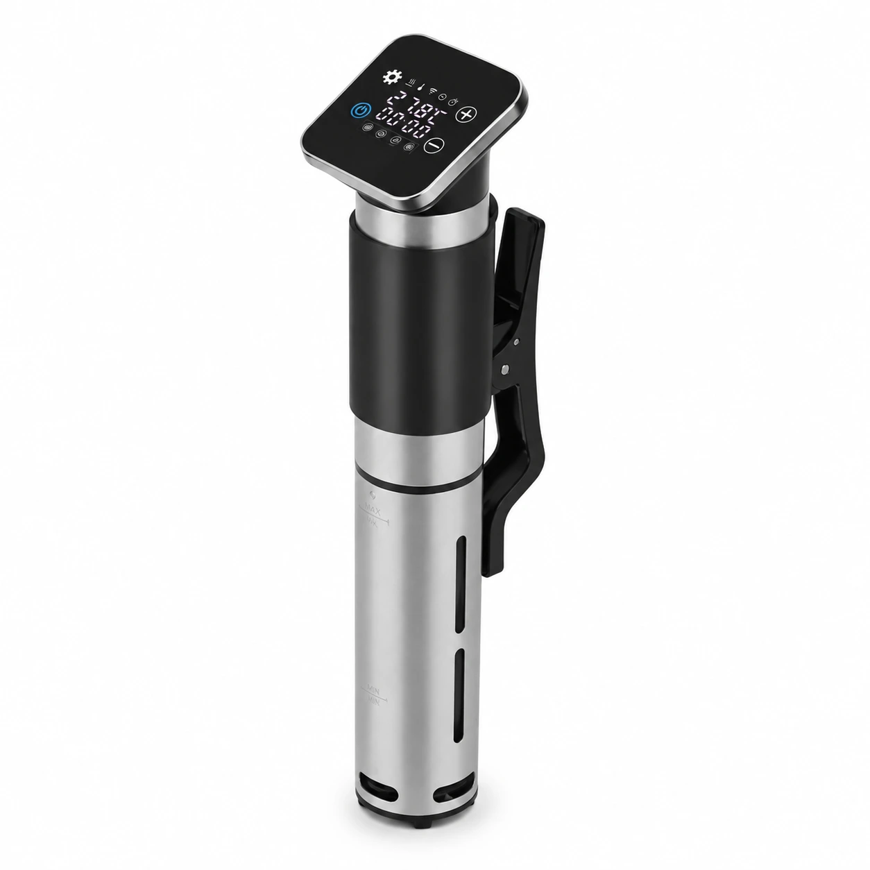 Sous vide -kiertovesikypsennin sovellusohjauksella ja IPX7-luokituksella