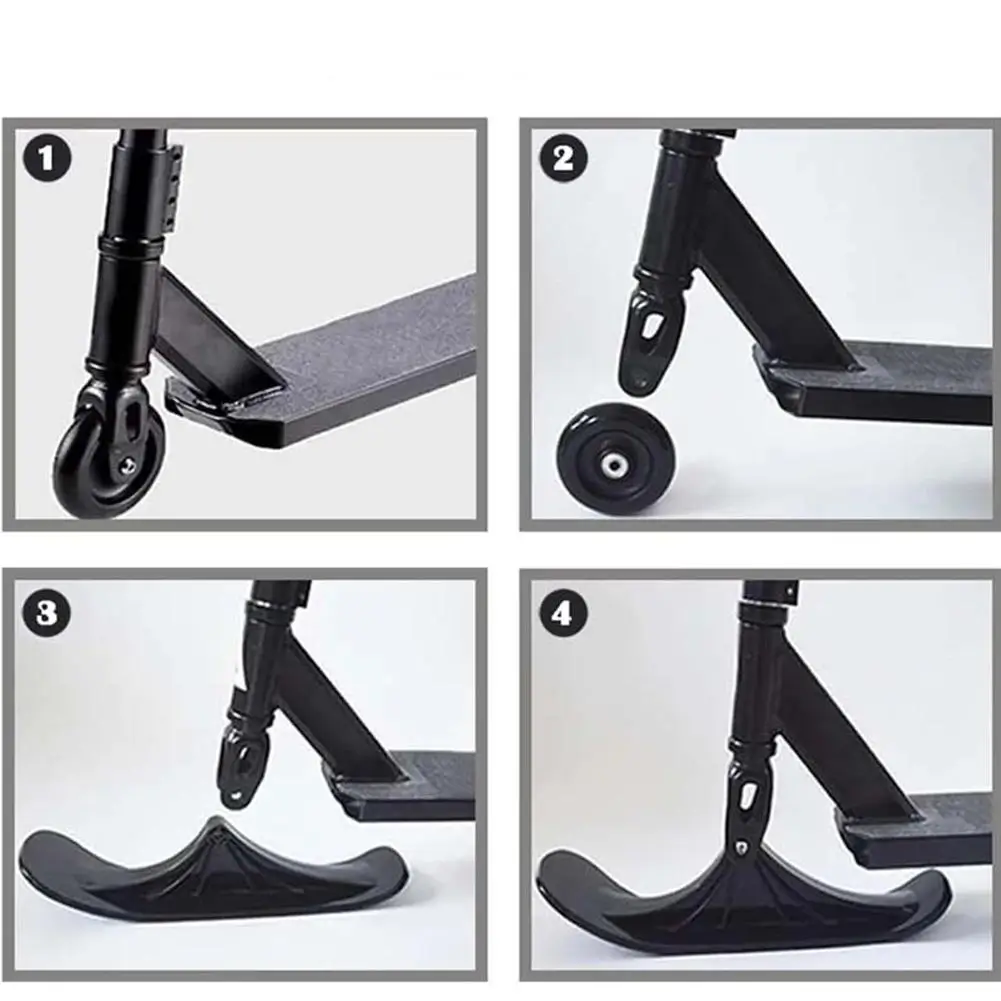 Scooter Snösurf Sats – Skidkit för Sparkcykel 5