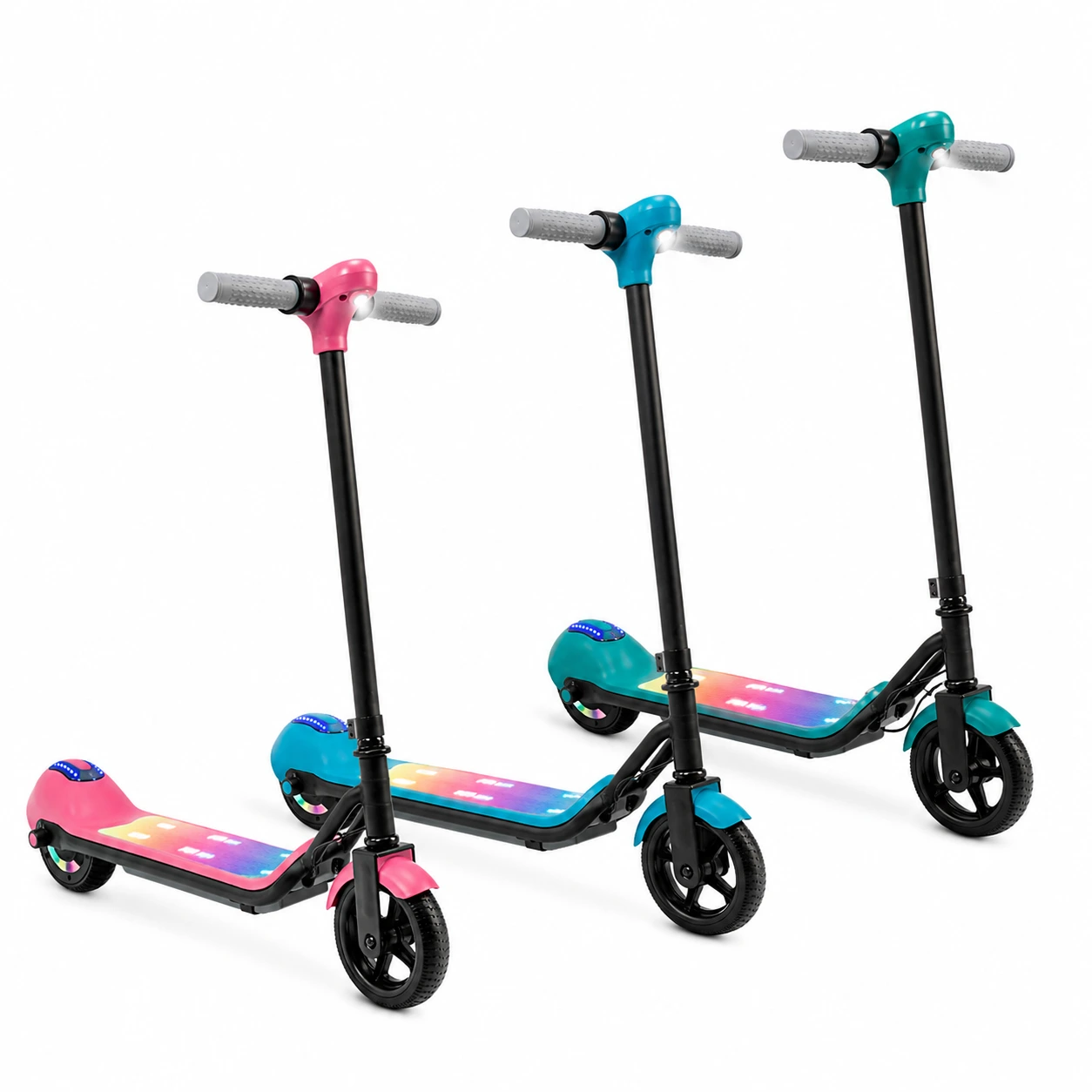 Elsparkcykel för Barn – LED-display & Bluetoothmusik