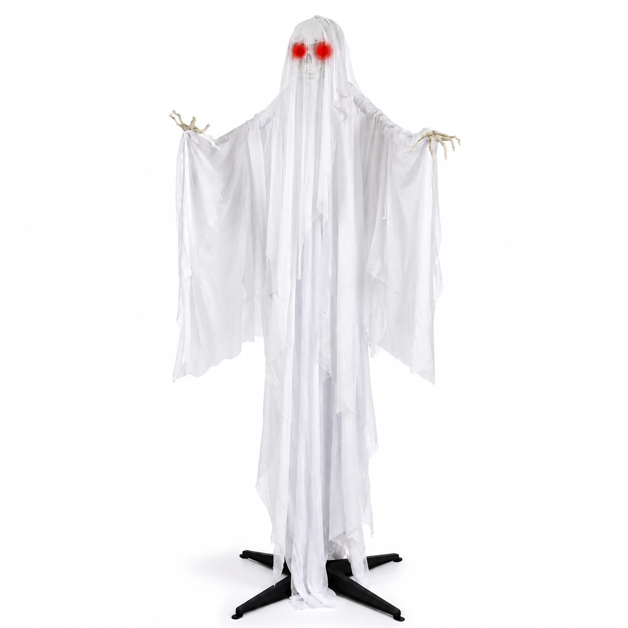 Stående spöke för halloween 1,7 m i vitt
