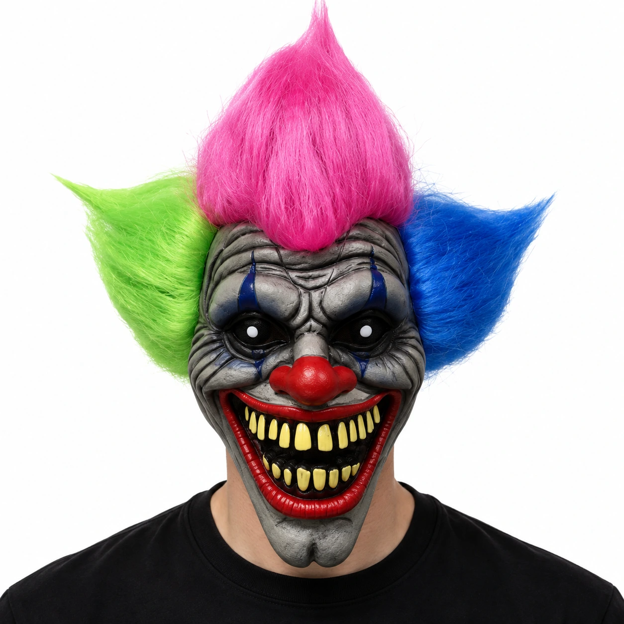 Clownmask för Maskerad och Halloween – Mask för Fest och Skräcktema