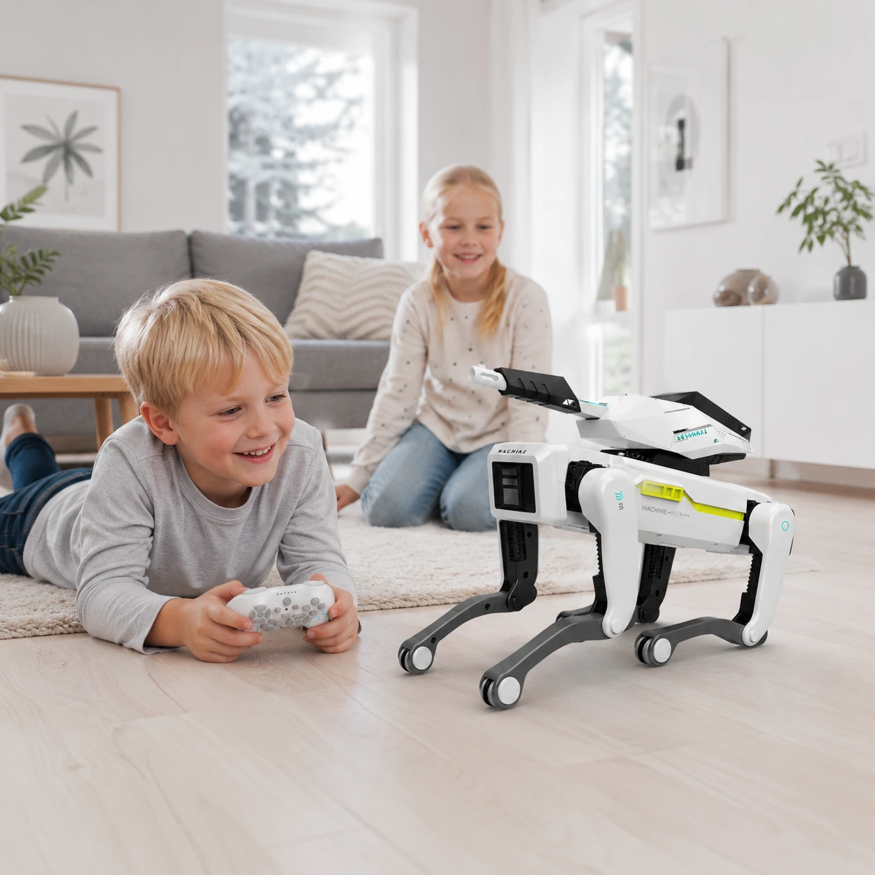 RC robot hund med fjärrkontroll och app