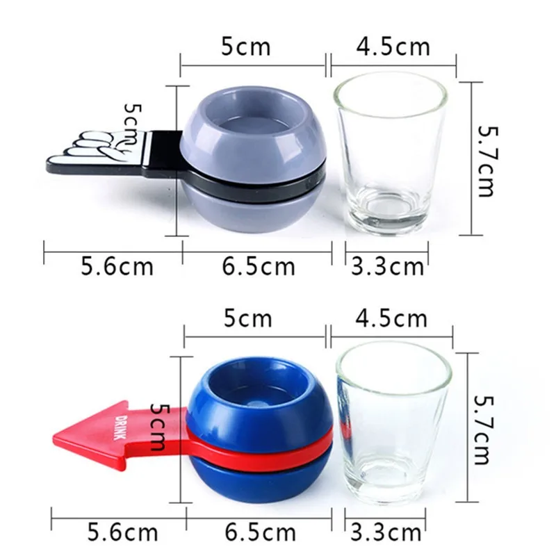 Drickspel med Pilsnurror och Shotglas 3