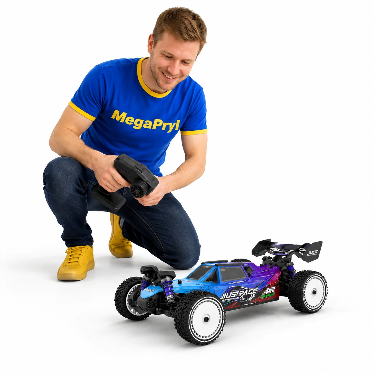 Radiostyrd offroad-bil 1:12 4WD med borstlös motor