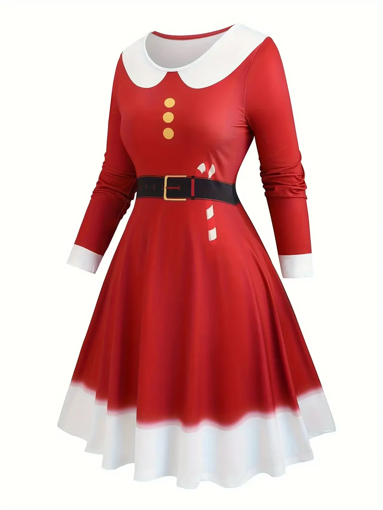 Julklänning för Kvinnor i Plus Size