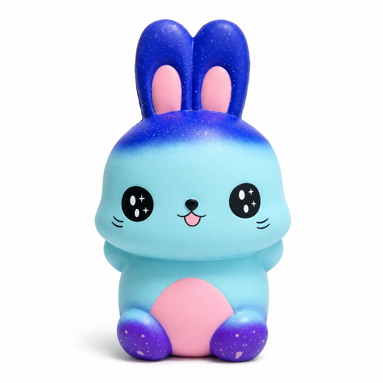 Kanin Squishy Blå – Mjuk Klämleksak