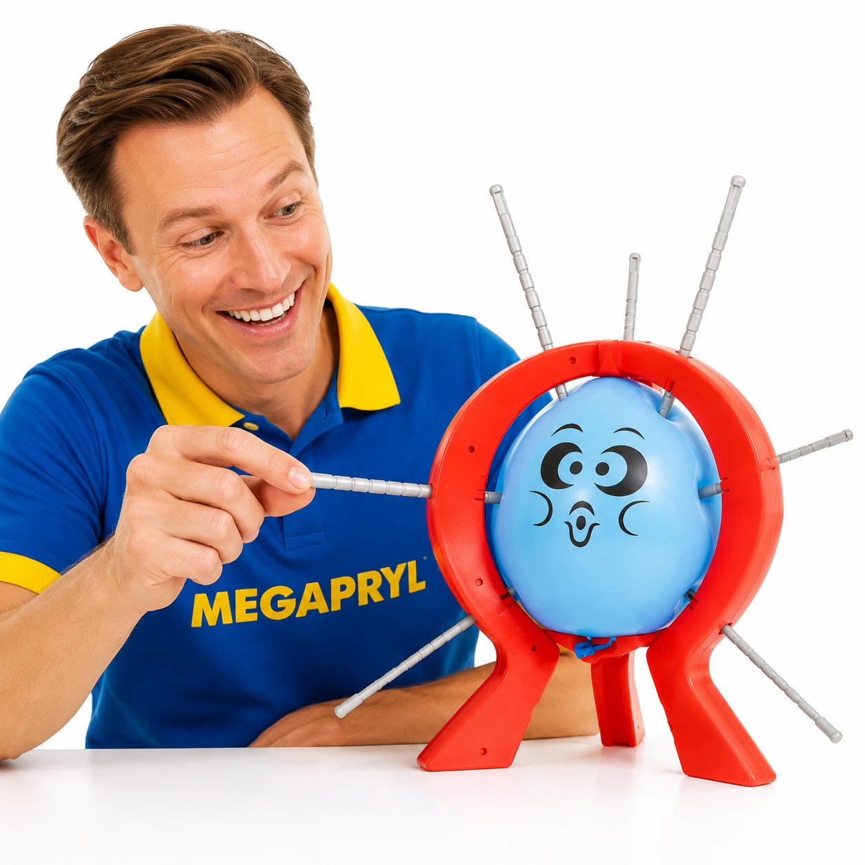Ballongspel för Bord med Ställning och Pinnar