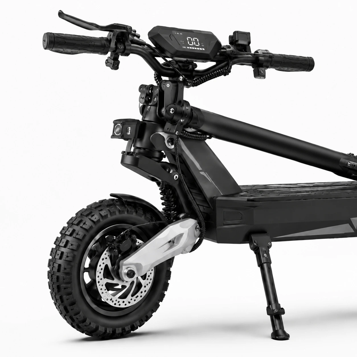Elscooter Vikbar 900W med 11 Tum och LED-display