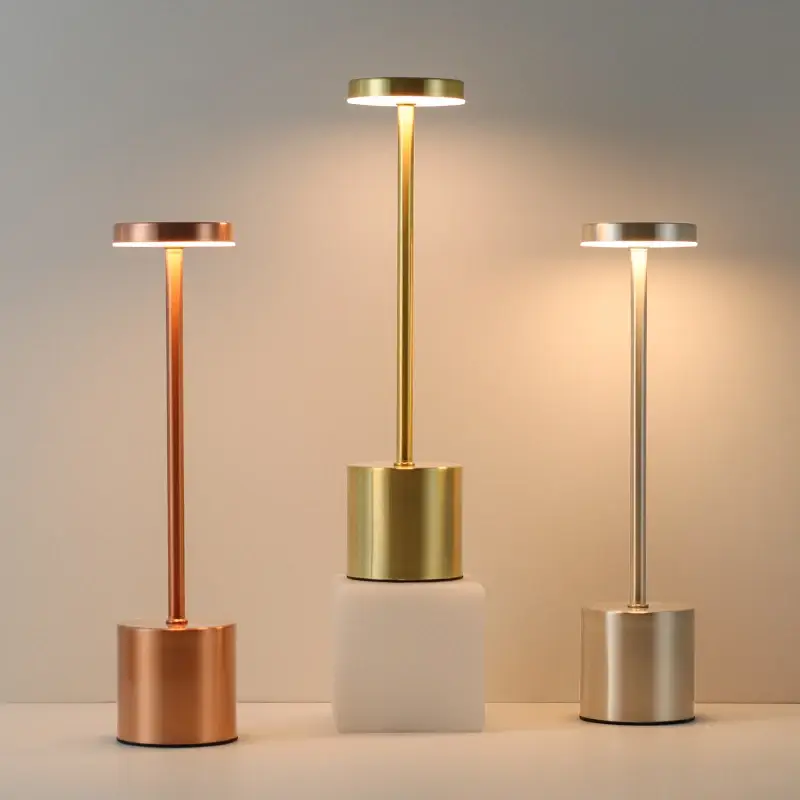 Metallbordslampa med Touchsensor – 3 Ljuslägen 2