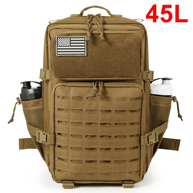 Ryggsäck Taktisk 25L/45L - Flaskhållare 15
