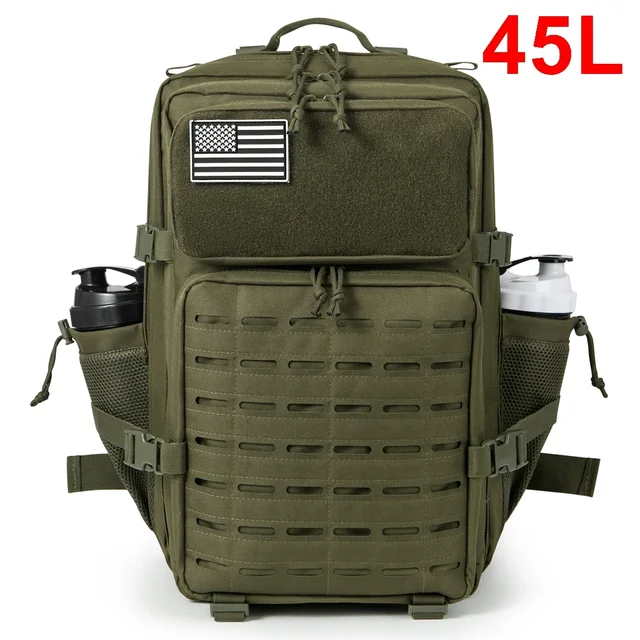 Ryggsäck Taktisk 25L/45L - Flaskhållare 16