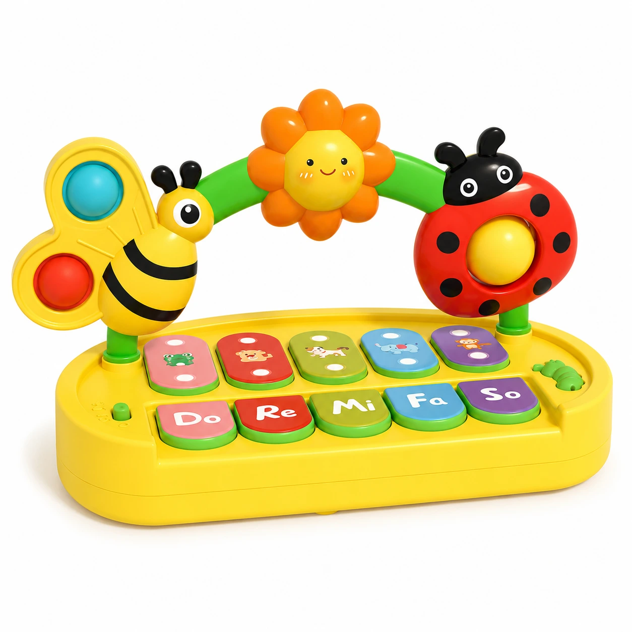 Babypiano Insekt – Musik, Ljus & 4 Spellägen