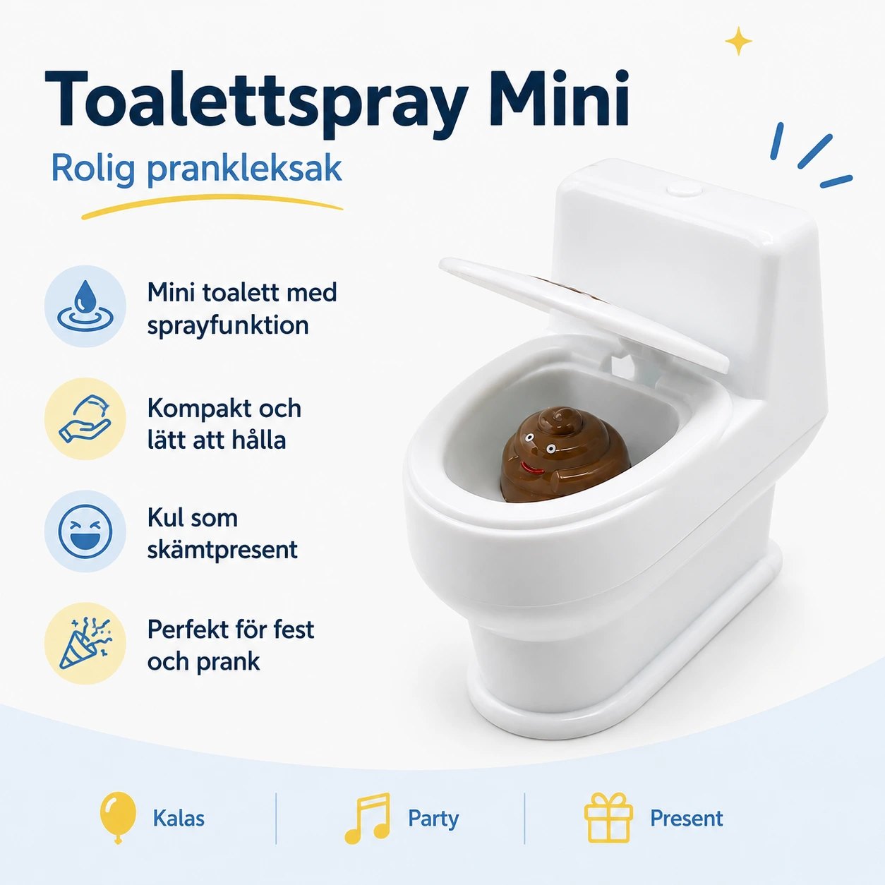 Toalettspray Mini - Prankleksak