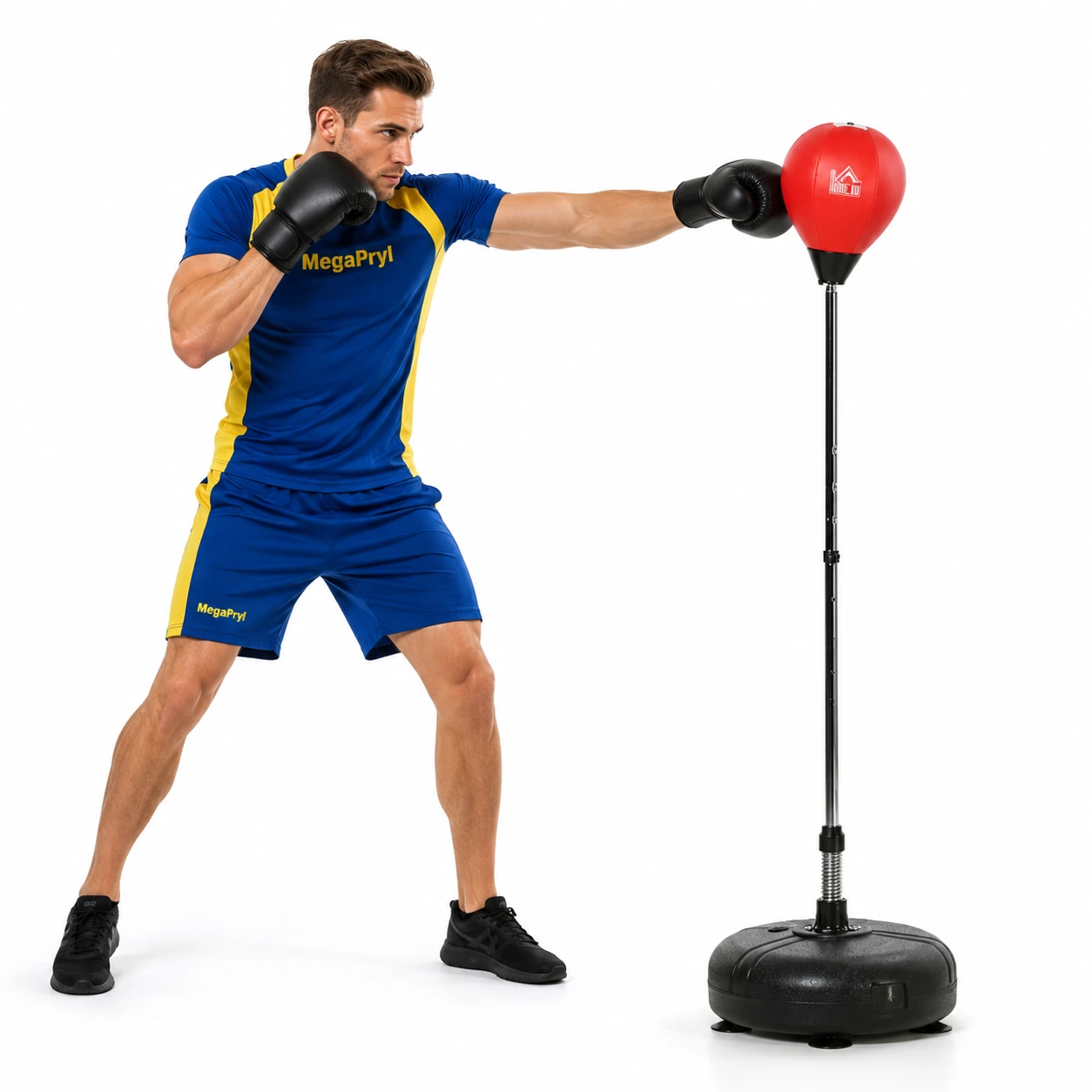Fristående boxningsboll med justerbar höjd 133–151 cm