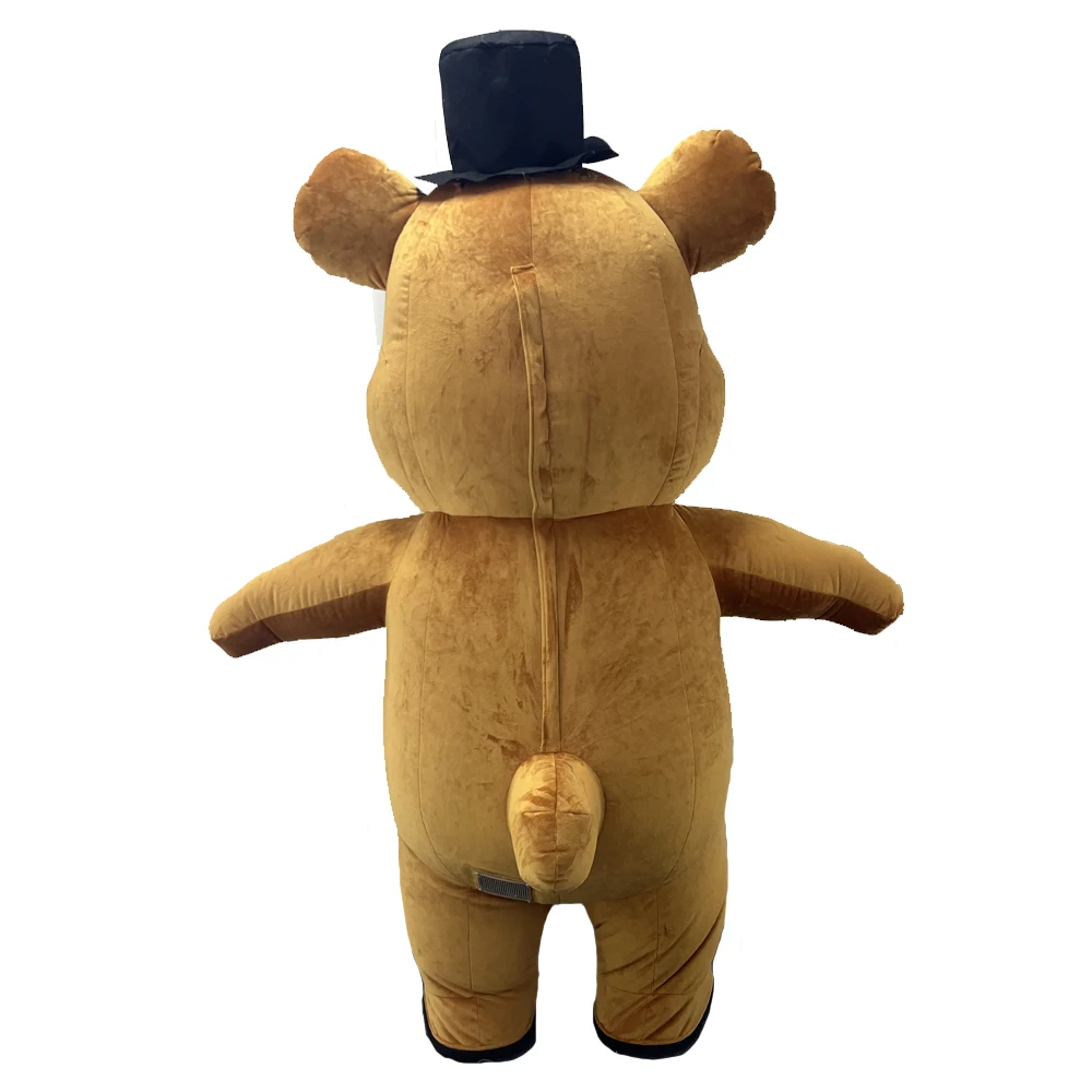 Nalle Maskeraddräkt Uppblåsbar Vuxen brun 260 cm