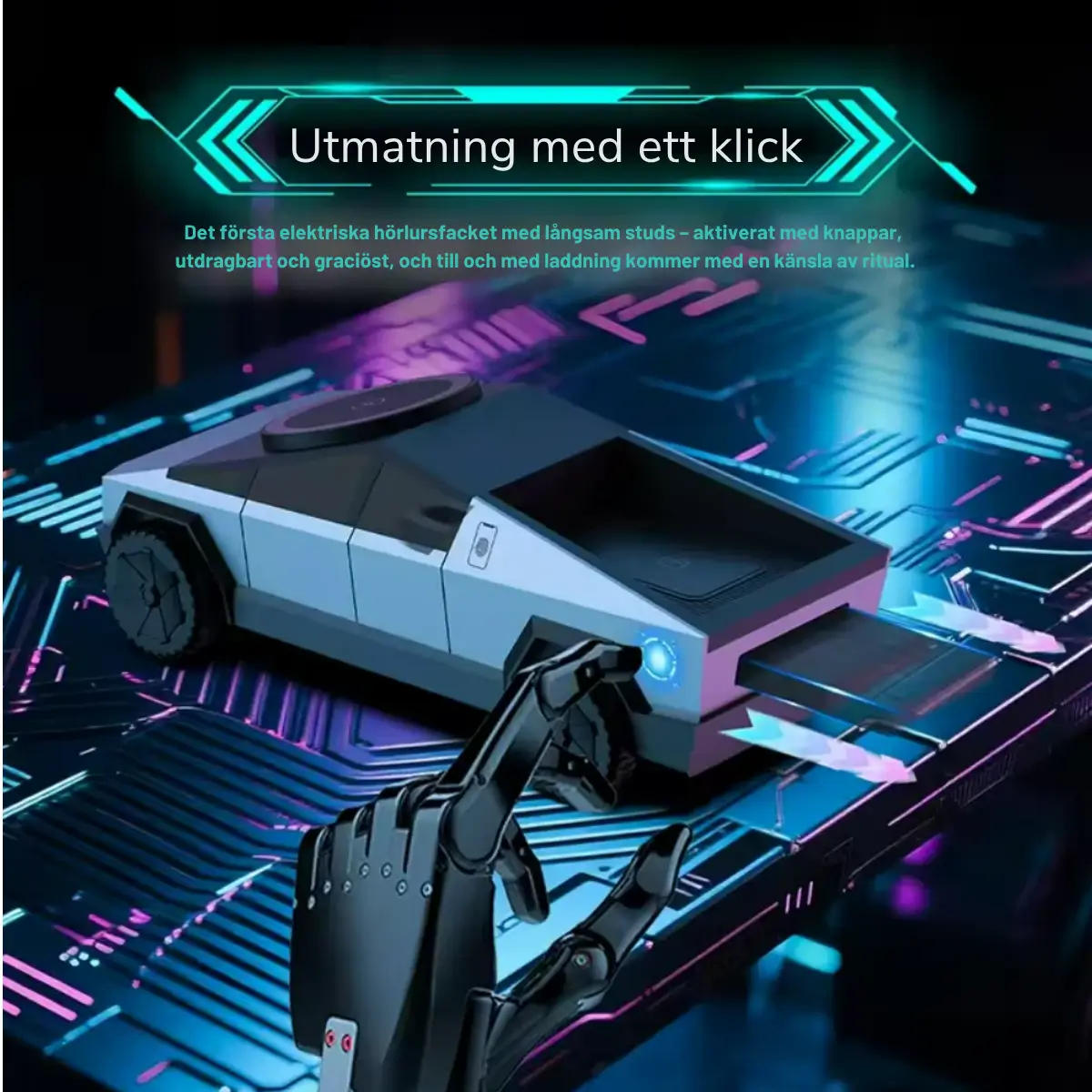 Trådlös Laddare Cybertruck 3-i-1 4