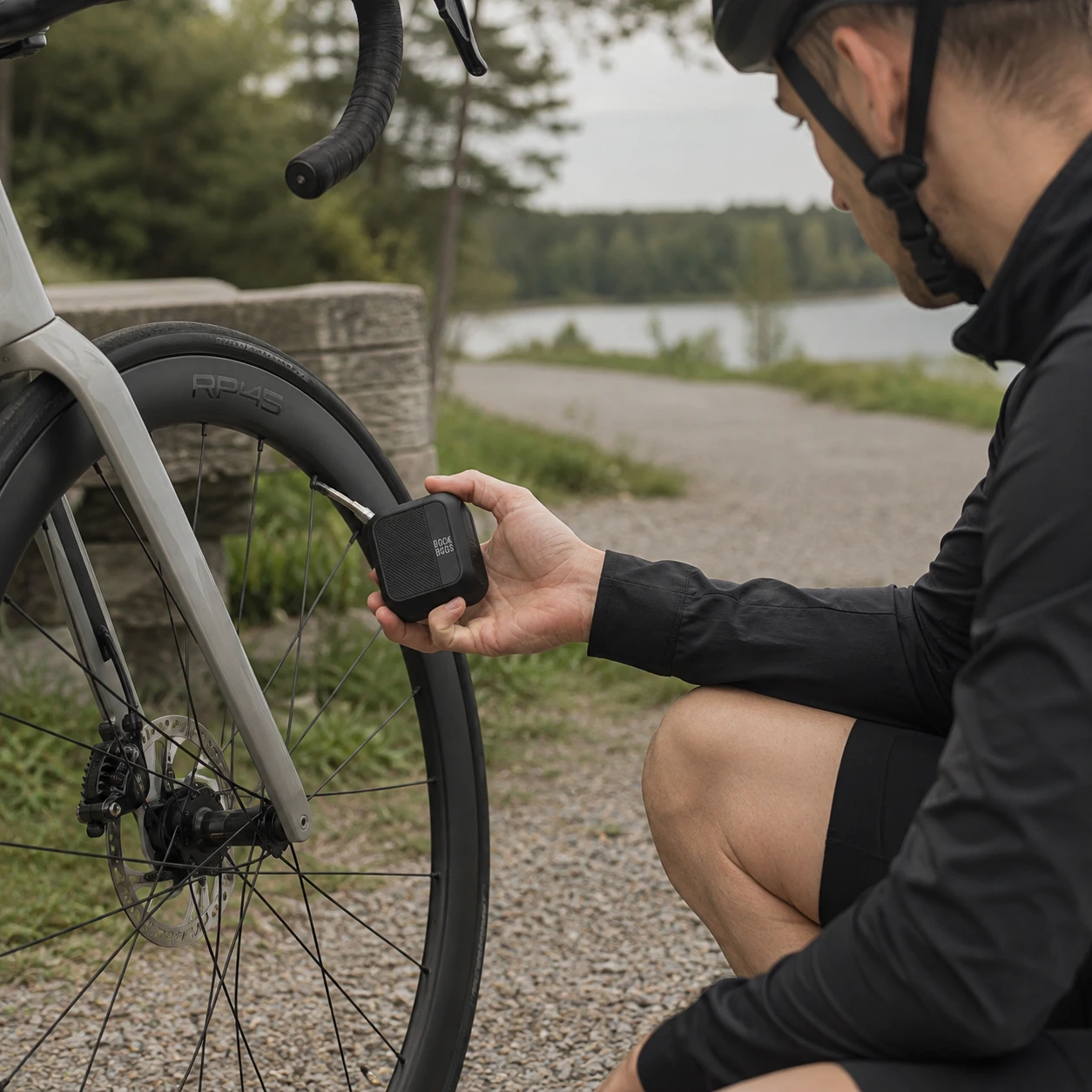 Elektrisk minipump för cykel med USB-C och 100 PSI