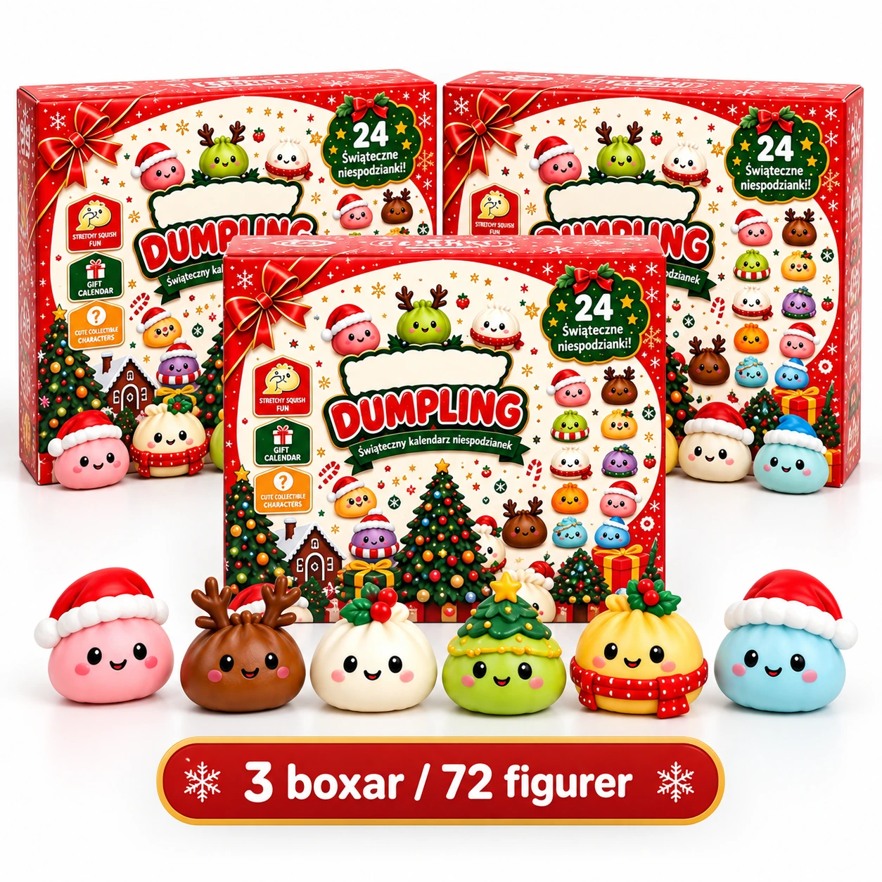 3 boxar (72 st)