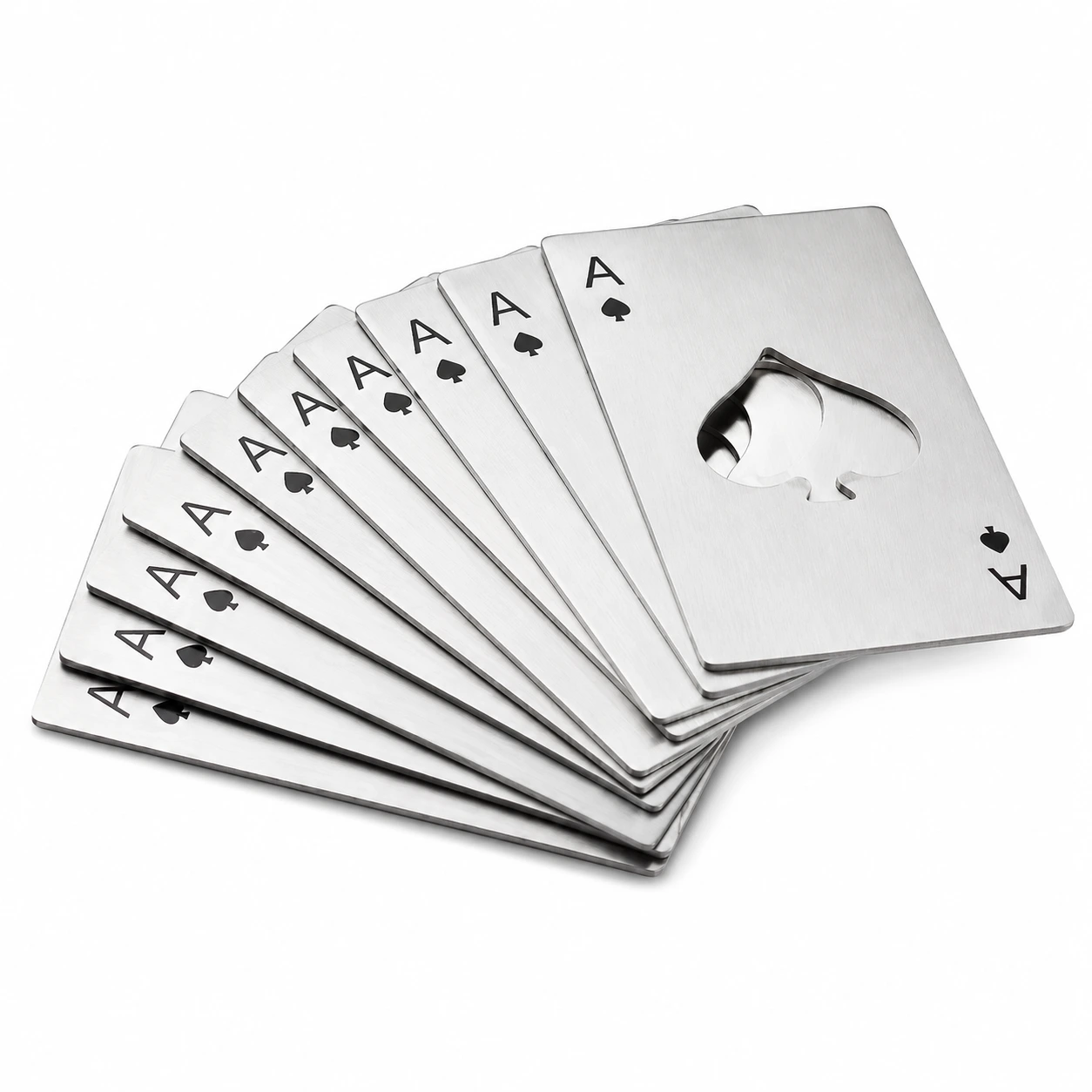 10 stycken silver spader