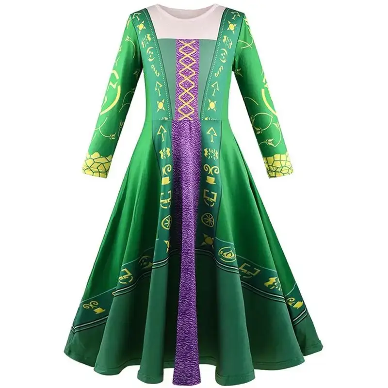 Julklänning Grön med Kappa och Väska 3